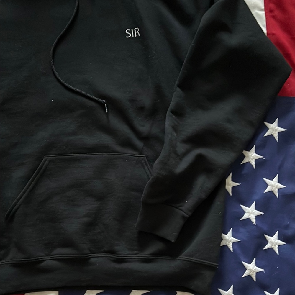 SIR Black Hoodie - Picture 3 of 8